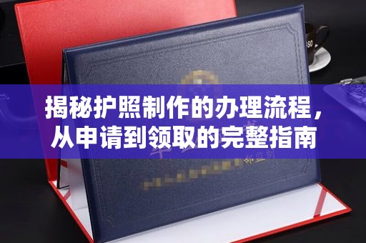 望谟揭秘护照制作的办理流程，从申请到领取的完整指南